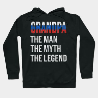 Grand Father Russian Grandpa The Man The Myth The Legend - Gift for Russian Dad With Roots From  Russia Hoodie